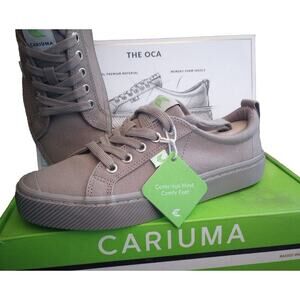 Cariuma OCA Low Gray All Mythic Canvas Shoes Womens Size 7/ M 5.5 Skate Sneaker